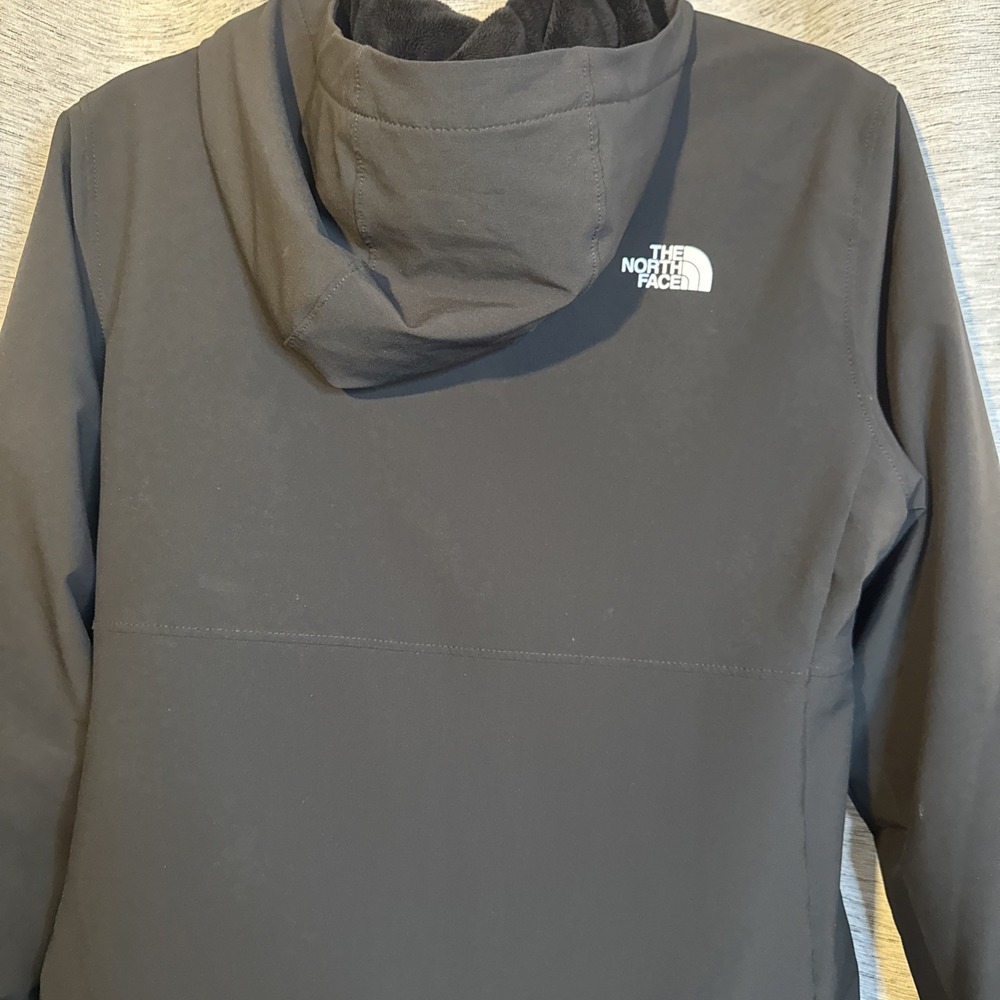 The North Face Shelbe Raschel Hoodie Womens M |Black| Windwall Hooded Jacket - Picture 9 of 15